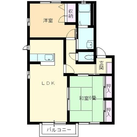 シャーメゾン石田　B棟の物件間取画像